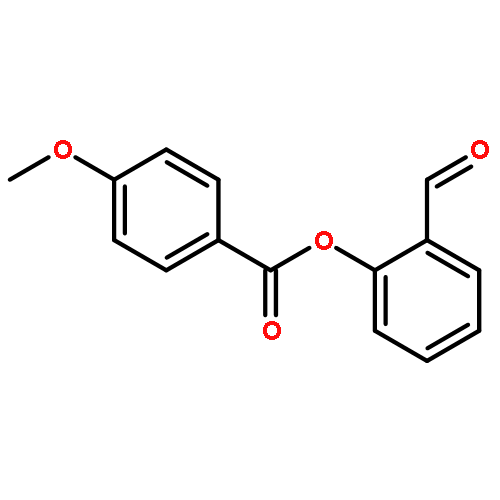 Benzoic acid, 4-methoxy-, 2-formylphenyl ester