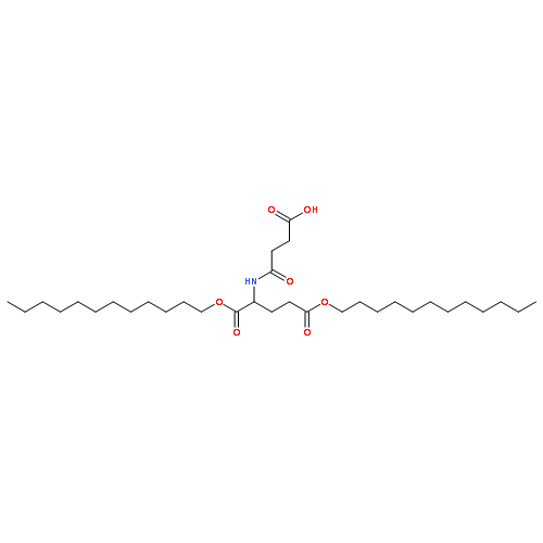 L-Glutamic acid, N-(3-carboxy-1-oxopropyl)-, 1,5-didodecyl ester