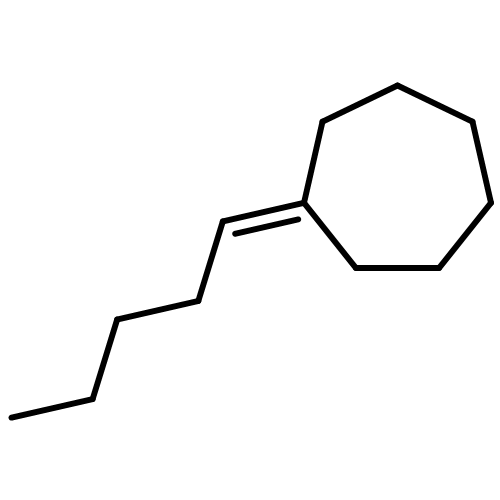 Cycloheptane, pentylidene-