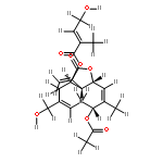 (1Z,3alpha,4Z,6alpha,7beta,8beta)-3-(acetyloxy)-14-hydroxy-8-[(4-hydroxytigloyl)oxy]germacra-1(10),4,11(13)-trieno-12,6-lactone