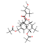 (1Z,3alpha,4Z,6alpha,7beta,8beta)-3,14-bis(acetyloxy)-8-[ (4-hydroxytigloyl)oxy]germacra-1(10),4,11(13)-trieno-12,6-lactone