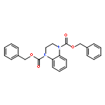 1,4-Quinoxalinedicarboxylic acid, 2,3-dihydro-, bis(phenylmethyl) ester