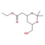 Ethyl 2-((4R,6S)-6-(hydroxymethyl)-2,2-dimethyl-1,3-dioxan-4-yl)acetate