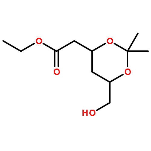 Ethyl 2-((4R,6S)-6-(hydroxymethyl)-2,2-dimethyl-1,3-dioxan-4-yl)acetate