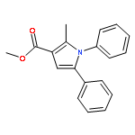 1H-Pyrrole-3-carboxylic acid, 2-methyl-1,5-diphenyl-, methyl ester