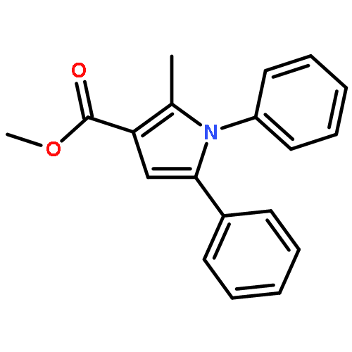 1H-Pyrrole-3-carboxylic acid, 2-methyl-1,5-diphenyl-, methyl ester