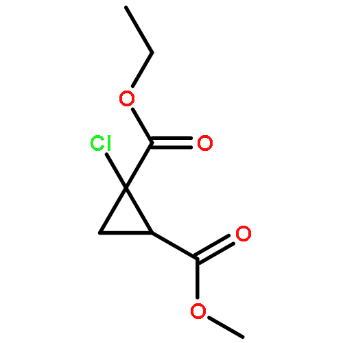 1,2-Cyclopropanedicarboxylic acid, 1-chloro-, 1-ethyl 2-methyl ester