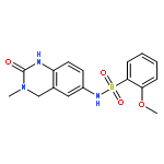 2-METHOXY-N-(3-METHYL-2-OXO-1,4-DIHYDROQUINAZOLIN-6-YL)BENZENESULFONAMIDE