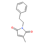 1H-Pyrrole-2,5-dione, 3-methyl-1-(2-phenylethyl)-