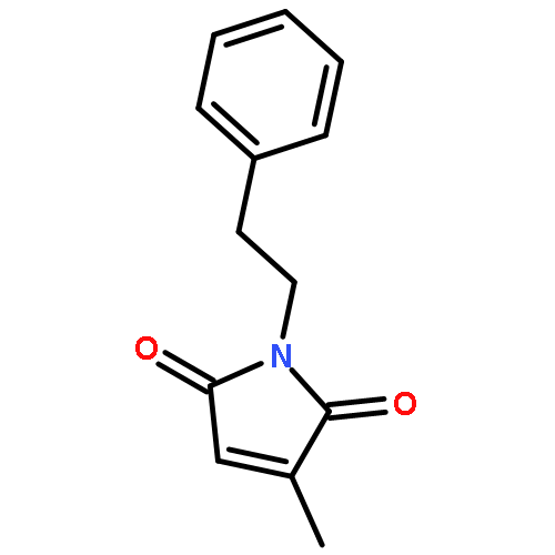 1H-Pyrrole-2,5-dione, 3-methyl-1-(2-phenylethyl)-