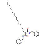 Propanediamide, 2-hexadecyl-N,N'-bis(2-pyridinylmethyl)-