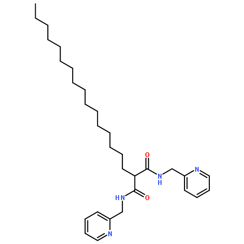 Propanediamide, 2-hexadecyl-N,N'-bis(2-pyridinylmethyl)-