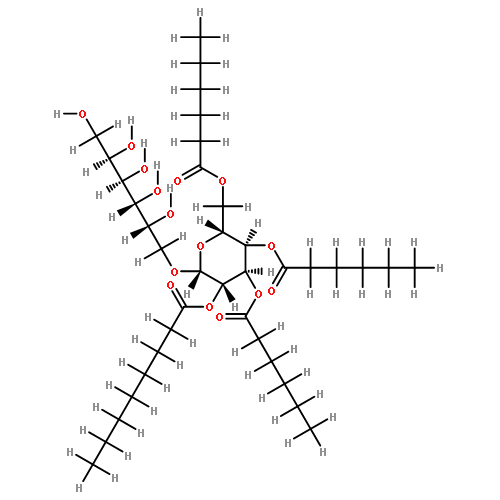 1-(D-mannitol-1-yl)-3,4,6-tri-O-hexanoyl-2-O-octanoyl-beta-D-mannopyranoside