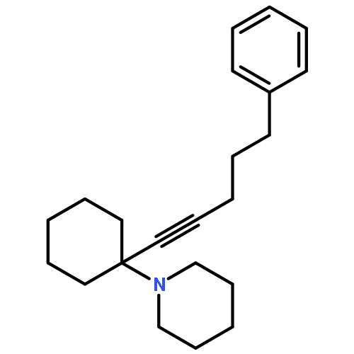 1-(1-(5-Phenylpent-1-yn-1-yl)cyclohexyl)piperidine