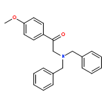 Ethanone, 2-[bis(phenylmethyl)amino]-1-(4-methoxyphenyl)-