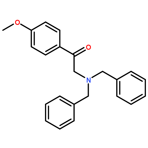 Ethanone, 2-[bis(phenylmethyl)amino]-1-(4-methoxyphenyl)-