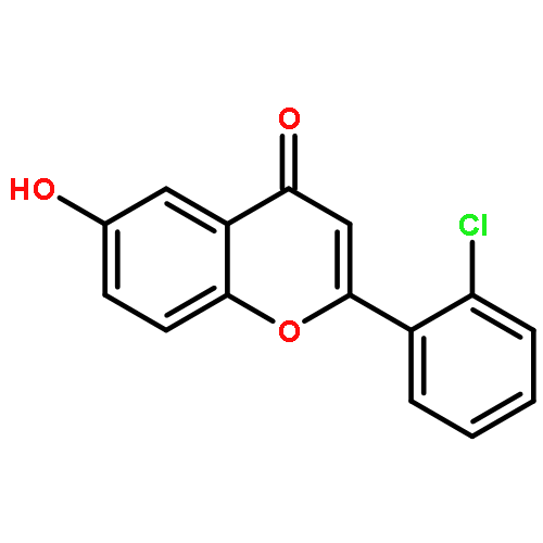 4H-1-Benzopyran-4-one, 2-(2-chlorophenyl)-6-hydroxy-