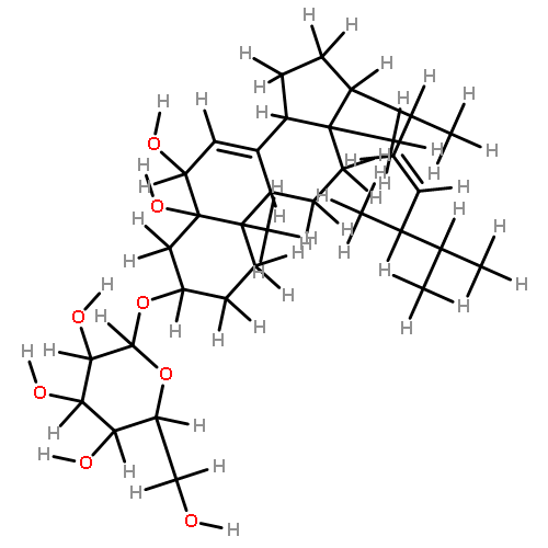 3-O-beta-D-glucopyranosyl-(22E,24R)-ergosta-7,22-dien-5alpha,6beta-diol