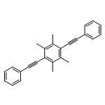 Benzene, 1,2,4,5-tetramethyl-3,6-bis(phenylethynyl)-