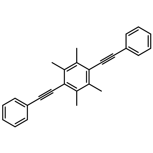 Benzene, 1,2,4,5-tetramethyl-3,6-bis(phenylethynyl)-