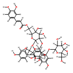 pelargonidin 3-O-(6-O-(trans-caffeyl)-2-O-(beta-D-glucopyranosyl)-beta-D-glucopyranoside)-5-O-(beta-D-glucopyranoside)