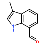 1H-Indole-7-carboxaldehyde, 3-methyl- (9CI)