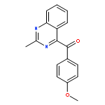 Methanone, (4-methoxyphenyl)(2-methyl-4-quinazolinyl)-