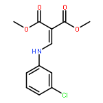 Propanedioic acid, [[(3-chlorophenyl)amino]methylene]-, dimethyl ester