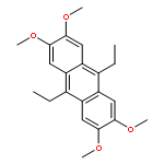 Anthracene, 9,10-diethyl-2,3,6,7-tetramethoxy-