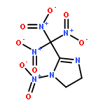 1H-Imidazole, 4,5-dihydro-1-nitro-2-(trinitromethyl)-