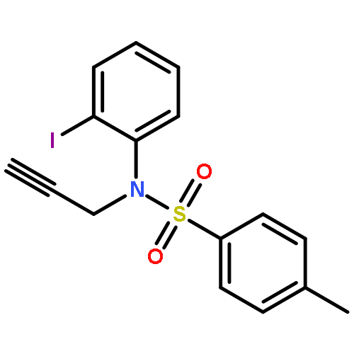 Benzenesulfonamide, N-(2-iodophenyl)-4-methyl-N-2-propynyl-