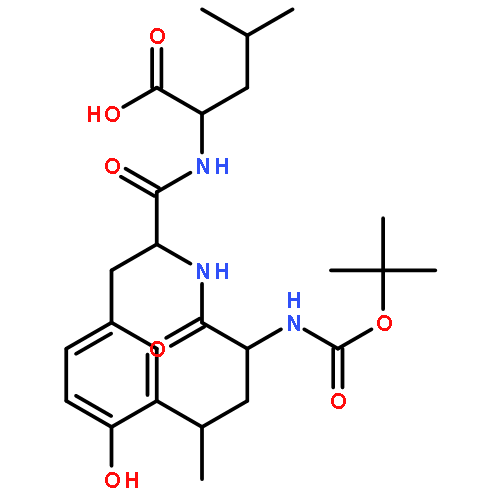 L-Leucine, N-[N-[N-[(1,1-dimethylethoxy)carbonyl]-L-leucyl]-L-tyrosyl]-