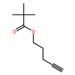 Propanoic acid, 2,2-dimethyl-, 4-pentynyl ester