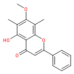 5-hydroxy-7-methoxy-6,8-dimethyl-2-phenyl-4H-chromen-4-one