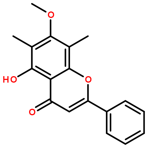 5-hydroxy-7-methoxy-6,8-dimethyl-2-phenyl-4H-chromen-4-one