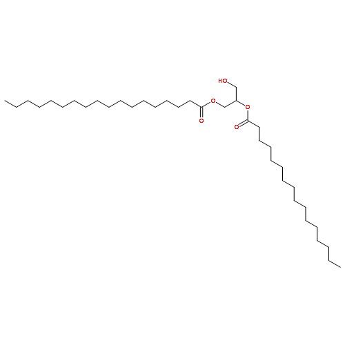 Octadecanoic acid, 3-hydroxy-2-[(1-oxohexadecyl)oxy]propyl ester