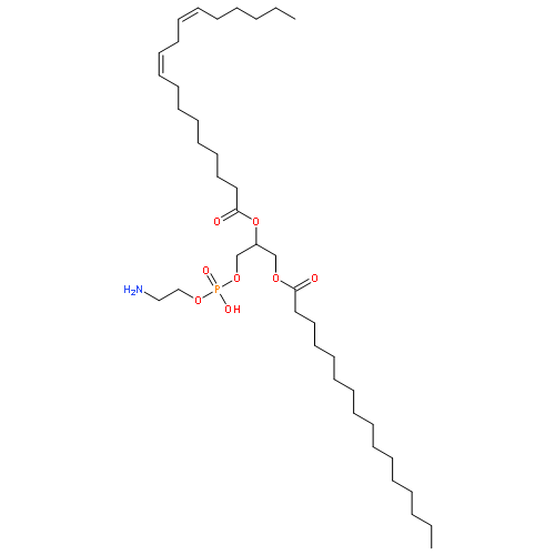 9,12-Octadecadienoicacid (9Z,12Z)-,1-[[[(2-aminoethoxy)hydroxyphosphinyl]oxy]methyl]-2-[(1-oxohexadecyl)oxy]ethylester