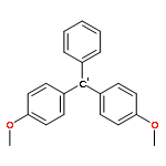 Methylium, bis(4-methoxyphenyl)phenyl-