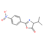 5(4H)-Oxazolone,4-(1-methylethyl)-2-(4-nitrophenyl)-