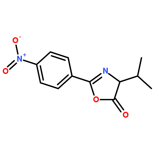 5(4H)-Oxazolone,4-(1-methylethyl)-2-(4-nitrophenyl)-