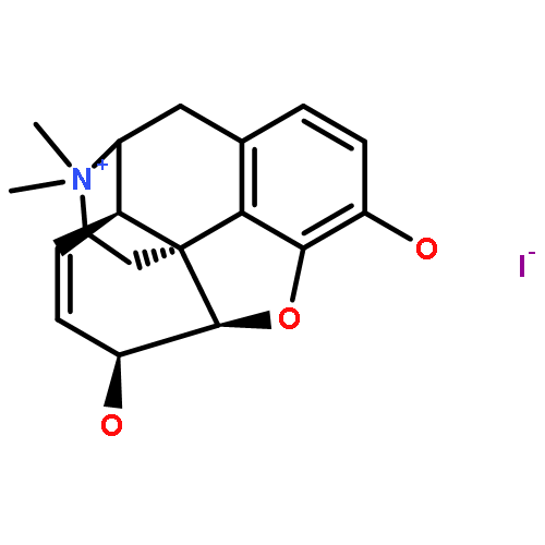 (5α,6α)-7,8-didehydro-4,5-epoxy-3,6-dihydroxy-17,17-dimethylmorphinanium iodide