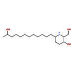 6-(11-hydroxydodecyl)-2-(hydroxymethyl)piperidin-3-ol
