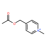 4-[(acetyloxy)methyl]-1-methylpyridinium