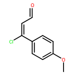 (2Z)-3-chloro-3-(4-methoxyphenyl)prop-2-enal