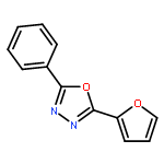 2-(2-furyl)-5-phenyl-1,3,4-oxadiazole