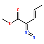 3-Pentenoic acid, 2-diazo-, methyl ester, (E)-