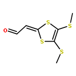 Acetaldehyde, [4,5-bis(methylthio)-1,3-dithiol-2-ylidene]-