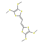 1,3-Dithiole, 2,2'-(1,2-ethanediylidene)bis[4,5-bis(methylthio)-