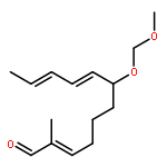 2,8,10-DODECATRIENAL, 7-(METHOXYMETHOXY)-2-METHYL-, (E,E,E)-