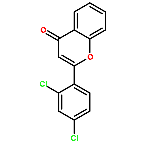 4H-1-Benzopyran-4-one, 2-(2,4-dichlorophenyl)-